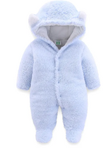 Winter Baby Jumpsuit Newborn Warm Thick Baby Romper